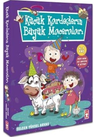 Küçük Kardeşlerin Büyük Maceraları Seti - 5 Kitap Takım - Selcen Yüksel Arvas - Timaş Çocuk
