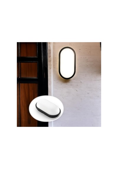Oval Led Tavan Ve Duvar Lambası, 15w Ip65