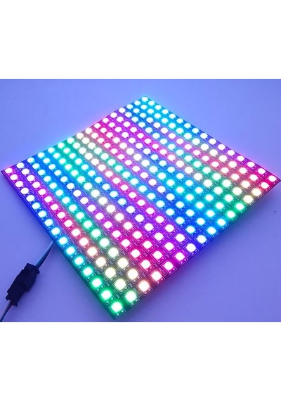 Ws2812b Matrix Dijital Esnek Ekran 16x16 Rgb Led Ayrı Ayrı Adresli Matrix Ekran 5v