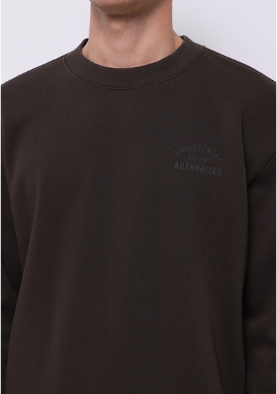 Colin's Colins Comfort Fit Erkek Kahverengi Sweatshirt Cl1076882 Q1.v2 Brw Kahverengi