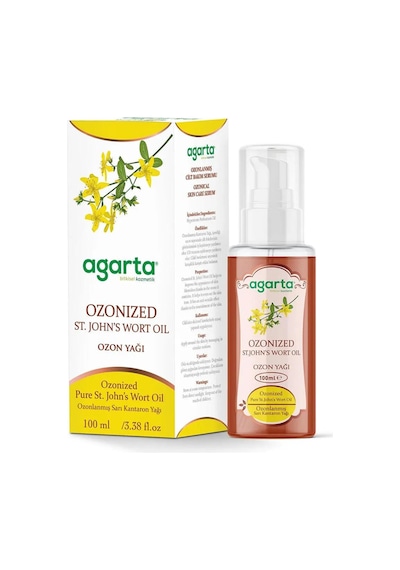 Agarta Doğal Ozonlu Sarı Kantaron Yağı 100 Ml 100 G