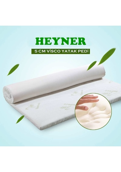 Uzunbebe Heyner 110X190 Bamboo Visco Yatak Pedi 110X190 Visco Ped
