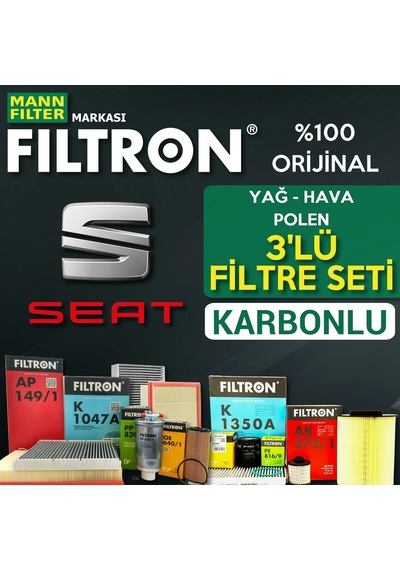Vw Passat 1.6 Tdi Filtron Filtre Bakım Seti 2011-2014 (505523841)