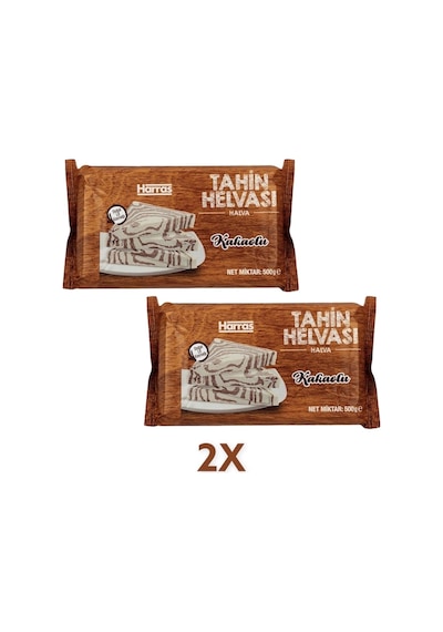 Kakaolu Blok Tahin Helvası 2 X 500 Gr