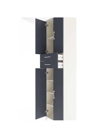 Hyperion Dolap 5 Raflı 2 Çekmeceli 4 Kapaklı 60x44x243 Aytaşı... Aytaşı