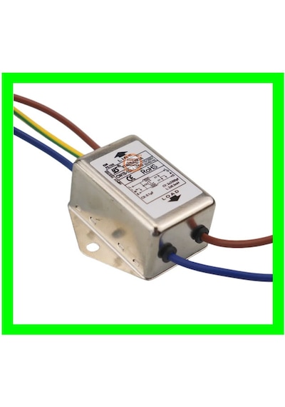 Tek Faz Parazit Önleyici Emı Filtresi 10a 220v Ac Cw1b10a
