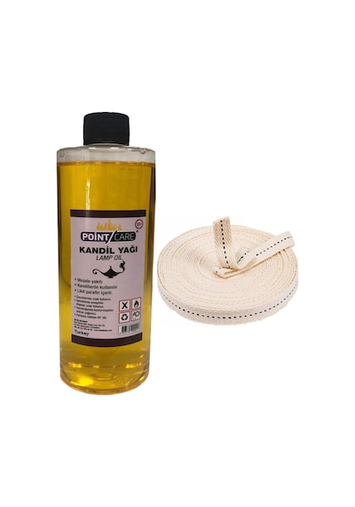 250ml Sarı Kandil Yağı Kokusz Dumansız Iç Mekan Gaz Lambası Yakıt Sarı
