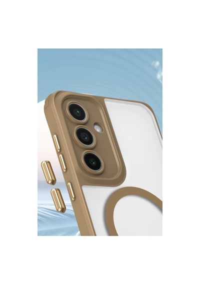 Samsung Galaxy S23 Plus Kılıf Enka Magsafe Silikon Kılıf - Siyah 0.2M-Çok Renkli