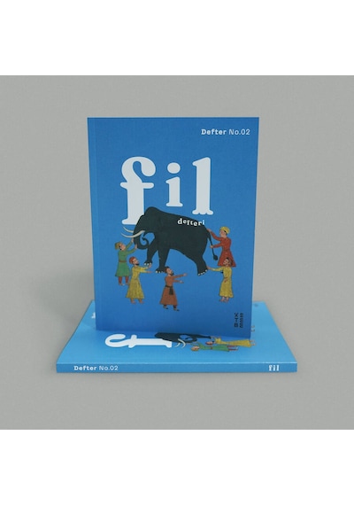 Ketebe Dükkan Defter No. 02 Fil Defteri Çok Renkli