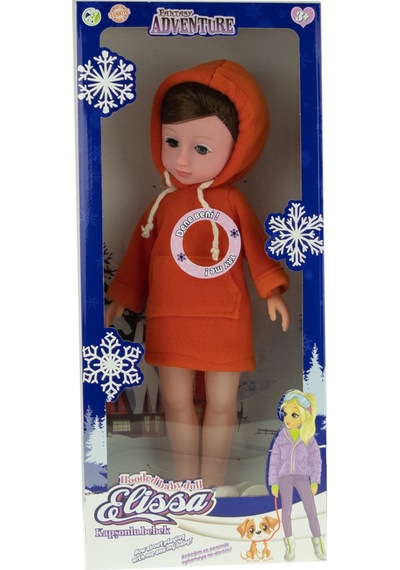 Oyuncak Bebek Elisa Kapşonlu Konuşan Bebek 42 Cm