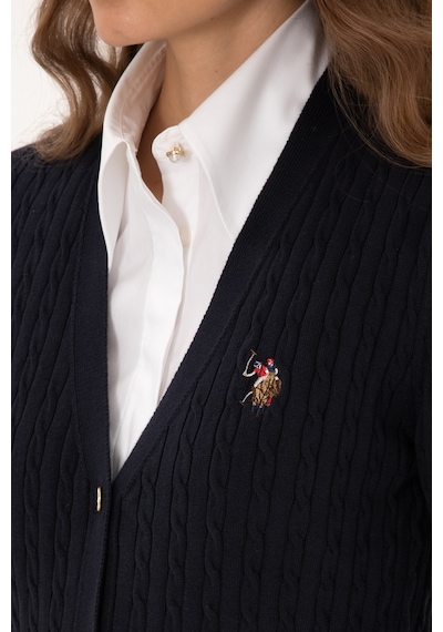 U.s. Polo Assn. Kadın Lacivert Hırka Triko 50317789-vr033 Lacivert