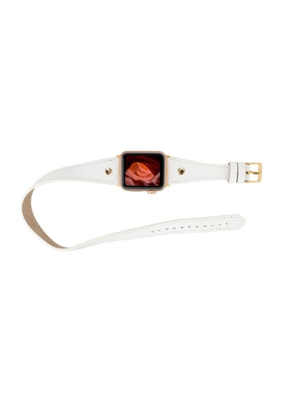 Apple Watch Uyumlu Deri Kordon 42-44-45mm Slim Dtgt F3