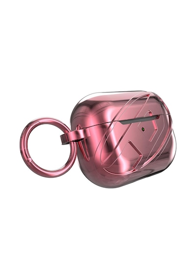 Diesel Apple AirPods Uyumlu Pro / Pro 2 İçin Parlak Kılıf - Pembe