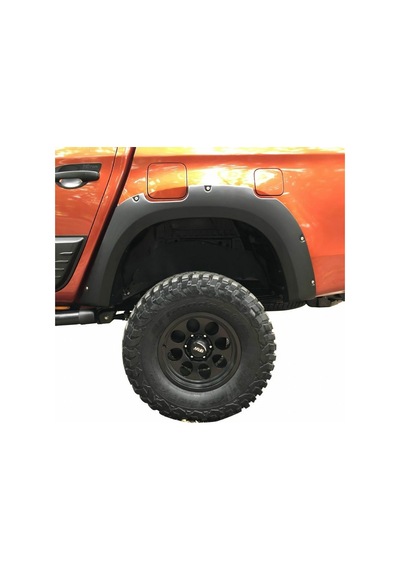Mitsubishi L200 2019+ Çıkıntılı Civatalı Çamurluk Kaplama Dodik Ç
