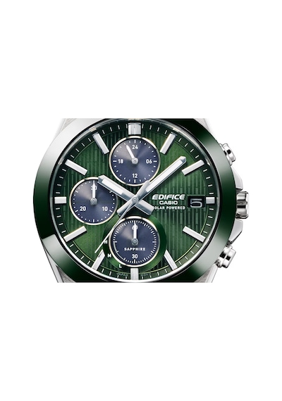 Casio Efs-s650d-3adf Güneş li Kronograf Erkek Kol Saati Metalik Gri