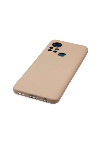 Gld-spt- Newface İnfinix Hot 11s Kılıf Nano İçi Kadife Silikon - Pudra