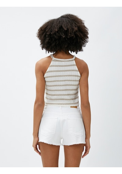 Koton Crop Atlet Halter Yaka Triko Ajurlu Dar Kesim Kahverengi Desenli 3sal30196ık 3SAL30196IK5D3 Kahverengi Koton Crop Atlet Halter Yaka Triko Ajurlu Dar Kesim Kahverengi Desenli 3sal30196ık 3SAL30196IK5D3 Kahverengi