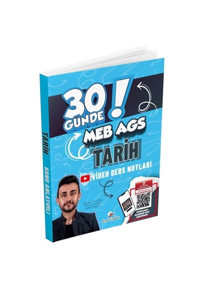 Meb-ags 30 Günde Tarih Video Ders Notları - Zeki Tuğa Yayınları