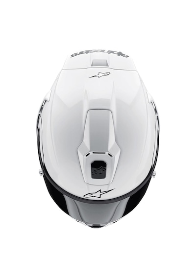 Alpinestars Supertech R10 Carbon Spor Motosiklet Kaskı Beyaz Siyahh