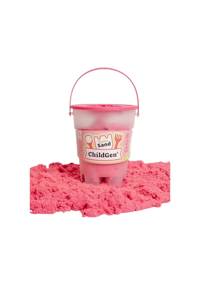 Childgen Doğal Kinetik Kum 500 Gr Pembe