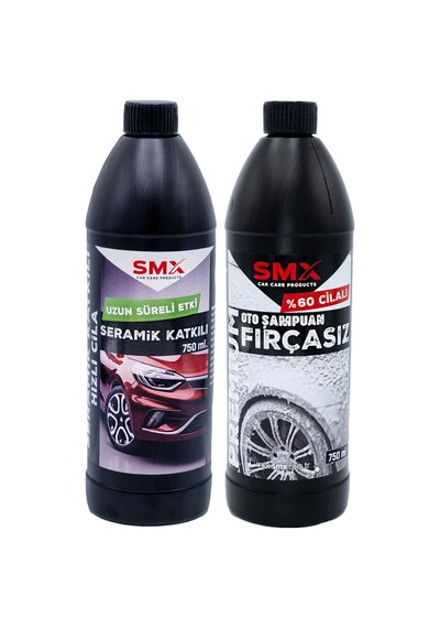 Seramik Katkılı Hızlı Ve Pratik Cila 750ml. + Premium %60 Cilalı Oto Şampuanı 750ml.
