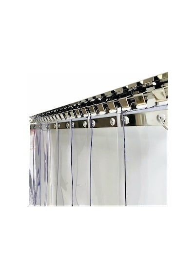 Pvc Şerit Perde, Depo Ve Soğuk Oda İçin Şeffaf Pvc Şerit Perde - Su Geçirmez Vinil Kapı Değiştirme Örtüsü, T Genel