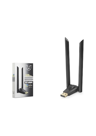 Büro Ev Ofis Network Bağlantısı İçin Usb 600mbps Ac Dual Ban Wifi Adaptör