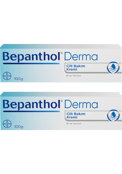 Bepanthol Derma Cilt Bakım Kremi 100 G 2 Adet