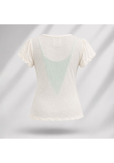 Oxbow İpanema Kadın T Shirt E7ipanema E7ıpanema C05 Beyaz