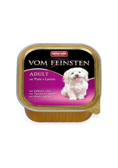Animonda Vom Feinsten Classic Hindi ve Kuzu Etli Konserve Yetişkin Köpek Maması 150 G