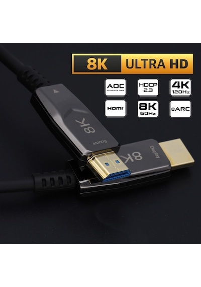 Lexroo 8k Hdmı Aoc Fiber Kablo - Hdmi 2.1 Standart