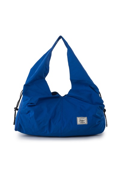 İcone Bag Icone Pliseli Fermuarlı Yoga Çantası, Fitness Çantası, Gym Heybe Görünümlü Pliseli Spor Çantası Saks