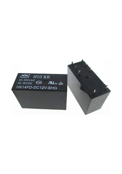 12 Volt Röle Çift Kontak
