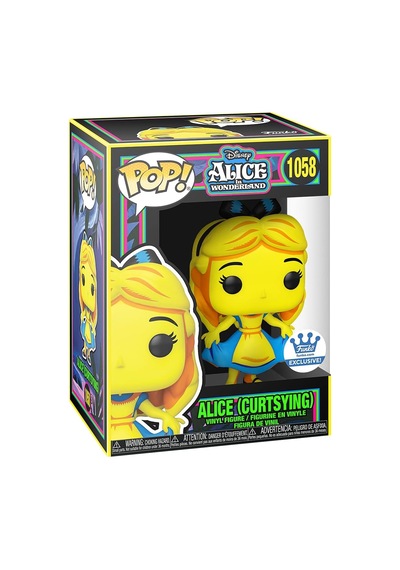 Funko Pop Disney: Alice Harikalar Diyarında - Alice Curtsying Blacklight Exclusive