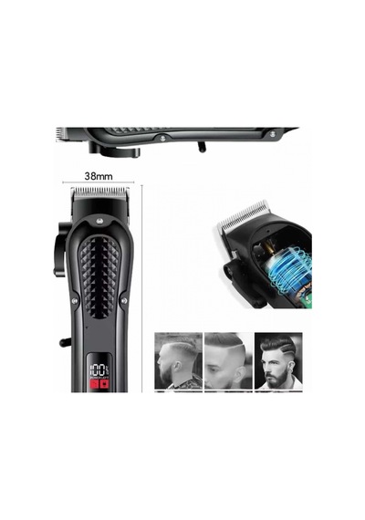 Şarjlı Kablosuz Saç Ve Sakal Tıraş Makinesi Paslanmaz Çelik Bıçak, Usb Şarj, Islak & Kuru Kullanım