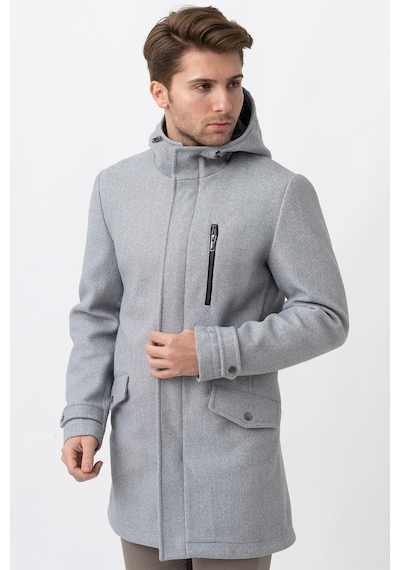 White Stone Bogotá 242401 Slim Fit Kaban Gri-Gri