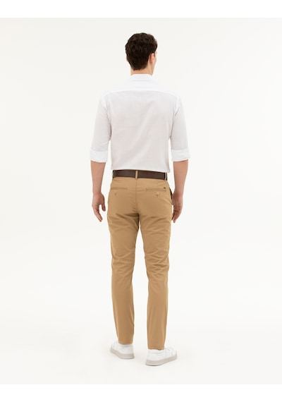 Pierre Cardin Erkek Camel Pantolon Kanvas-chino 50288511-vr015 CAMEL Camel