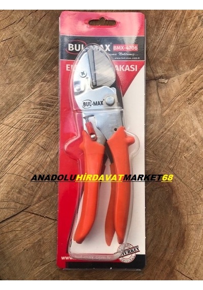 Bulmax Örs Tipi Bağ Budama Makası Bitki Budama Makası Yüksek Kali