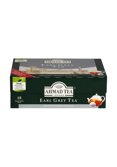 Ahmad Tea Earl Grey Demlik Poşet Çay 48'li 153,6 G - 8 Adet Tarı