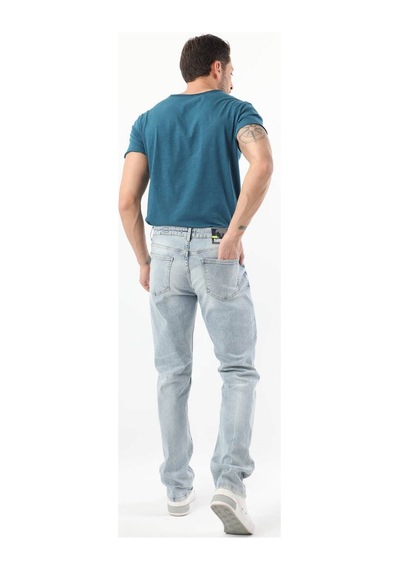 Banny Jeans Erkek Dizi Yırtık Jean Pantolon Açık Mavi 31