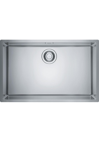 Franke Maris MRX 110-70 Tek Gözlü Eviye + Lina L Krom Spiralli Mutfak Eviye Batarya Seti Krom Inox