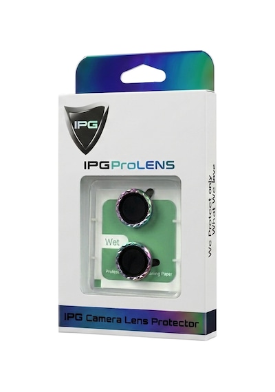 Xiaomi 17 Pro Max İçin Ipg Prolens Kamera Lens Koruyucu Elmas Kesim Çerçeveli, Kırılmaz Cam Çok Renkli