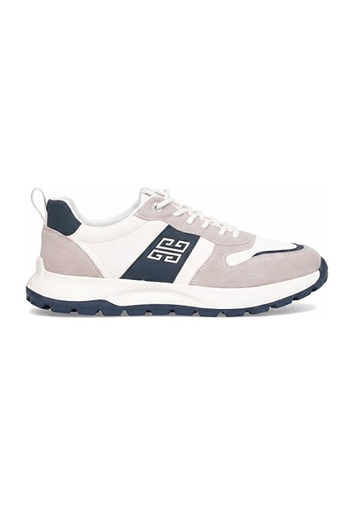 Voyager E435 Erkek Hakiki Deri Sneaker Krem Krem