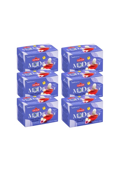 Mod Dört Mevsim Dinamik Bardak Poşet Çay 2x20 40gr. Altılı Paket
