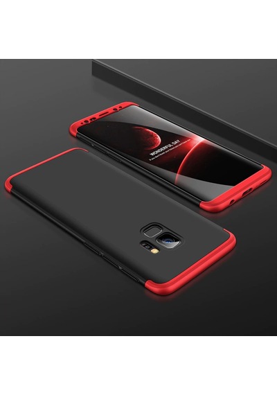 Samsung Uyumlu Galaxy S9 Kılıf 3 Parçalı 360 Tam Korumalı Gkk Kapak