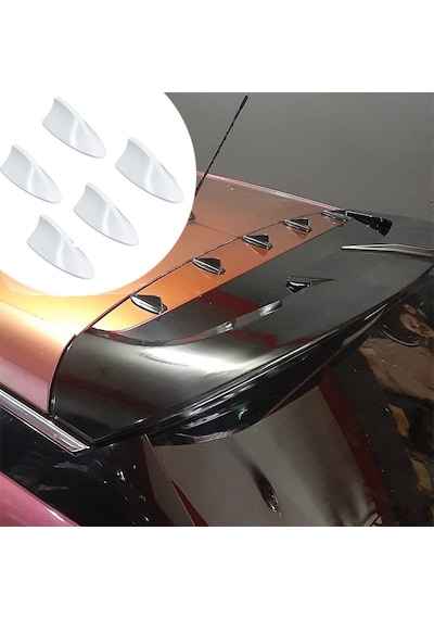 Shark Mini Balina Anten Tavan Spoiler Süsü Mini Anten Siyah