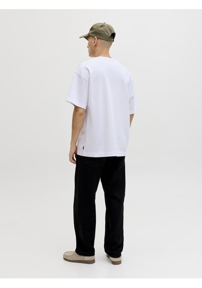 Jack&jones Jjebarron Tee Ss O-neck Noos Beyaz