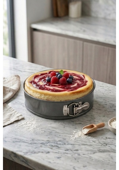 Cooker 24 Cm Kelepçeli Kek Kalıbı Ckr3564 Gri