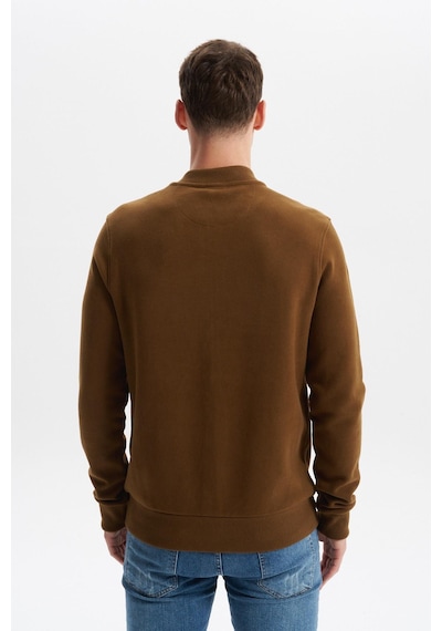 AR-MA Arma Erkek Slim Fit Selanik Kumaş Tam Fermuar Fleto Cepli Kapüşonsuz Kolej Yaka Sweatshirt K30324698302 Kahverengi-k7 AR-MA Arma Erkek Slim Fit Selanik Kumaş Tam Fermuar Fleto Cepli Kapüşonsuz Kolej Yaka Sweatshirt K30324698302 Kahverengi-k7