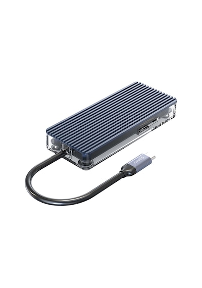 Orico 6 Portlu USB 3.0 HDMI 4K 30Hz TF/SD Kart Okuyucu Çoklayıcı HUB Gri﻿﻿